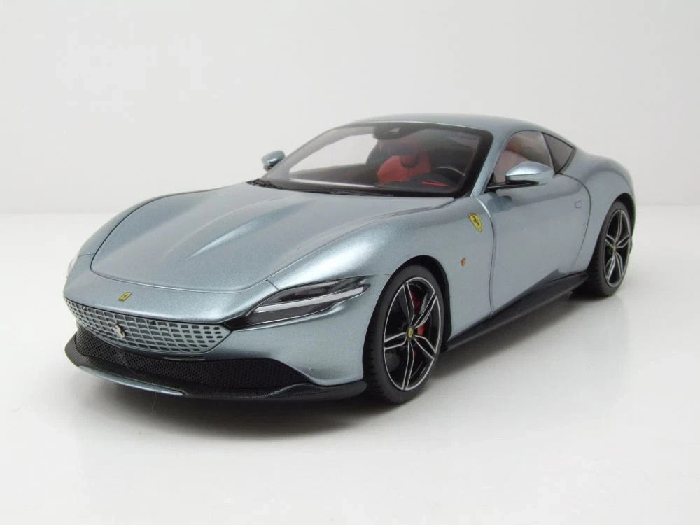 Polistil 2019 Ferrari Roma Grigio Titanio (Grey Metallic) High Fidelity WITH DISPLAY 1:18