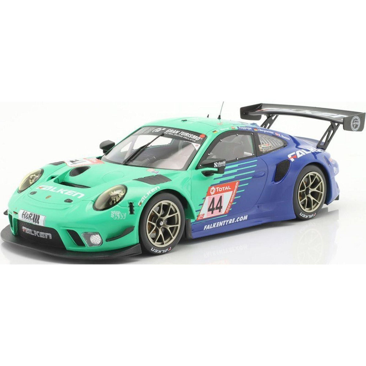 STM Diecast Ixo 2018 Porsche 911 991.2 GT3 R Team Falken Motorsports No 44 Bachler, Burgmeister,...