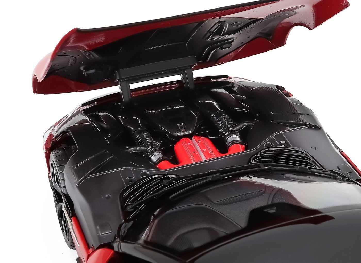 Polistil 2024 Ferrari 12Cilindri Rosso Corsa (Ferrari Red) High Fidelity WITH DISPLAY 1:18