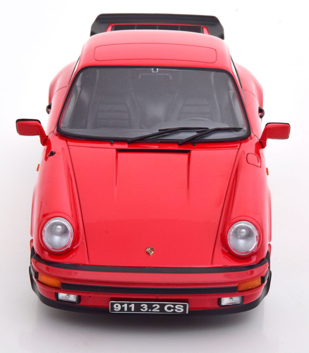 STM Diecast KK Scale 1989 Porsche 911 Carrera 3.2 Clubsport Red 1:18 - View 4