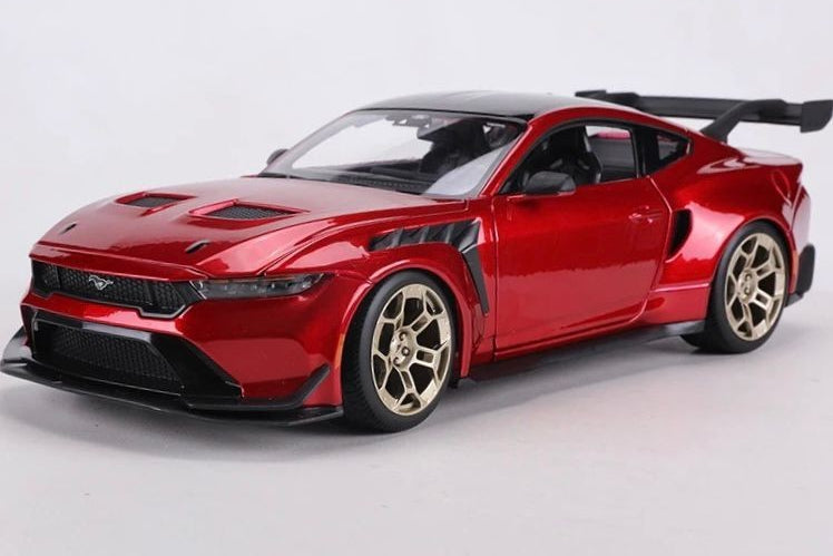 Maisto 2025 Ford USA Mustang GTD 5.2L V8 Coupe Chroma Flame Red 1:18