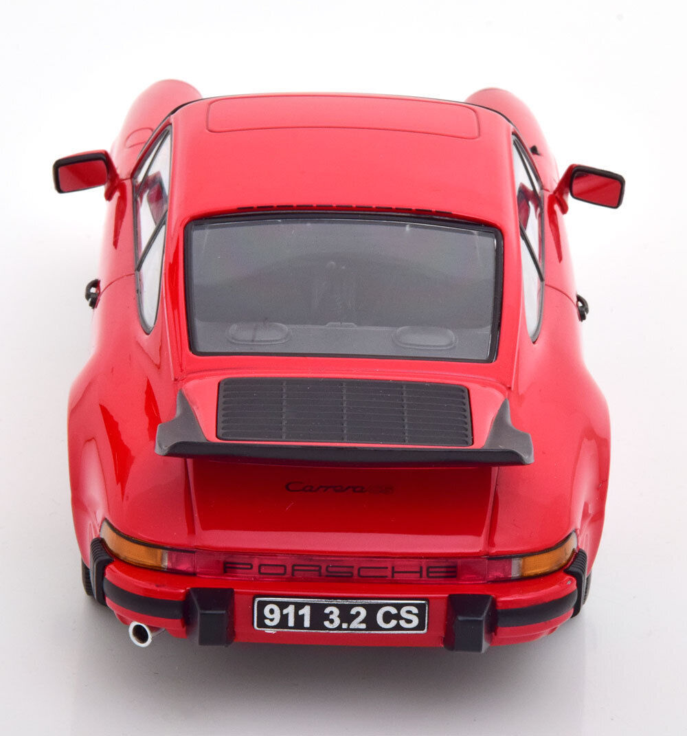 STM Diecast KK Scale 1989 Porsche 911 Carrera 3.2 Clubsport Red 1:18 - View 5