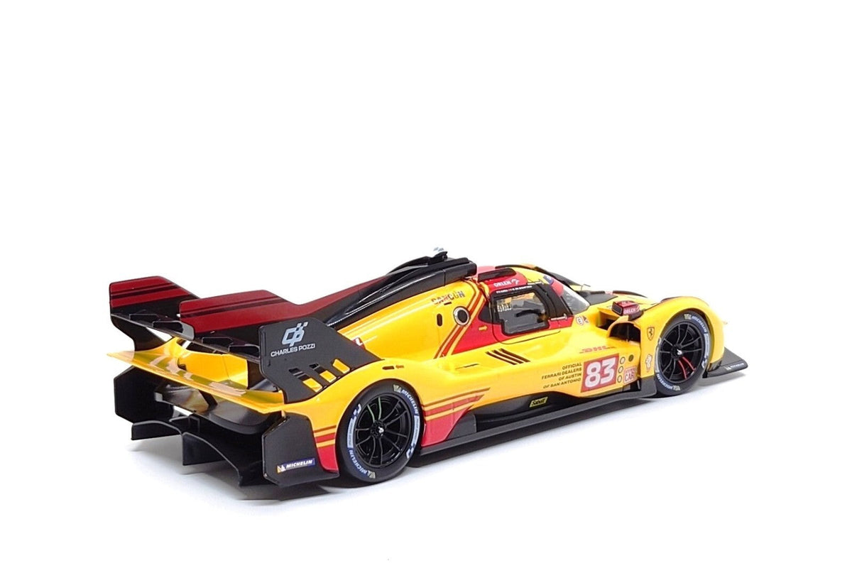 STM Diecast Bburago Ferrari 499P 3.0L Turbo V6 No 83 Team Ferrari AF Corse 4th WEC Qatar 2024 -...