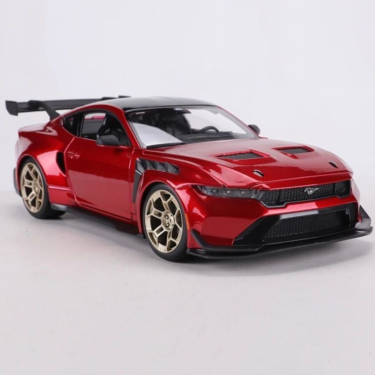 Maisto 2025 Ford USA Mustang GTD 5.2L V8 Coupe Chroma Flame Red 1:18