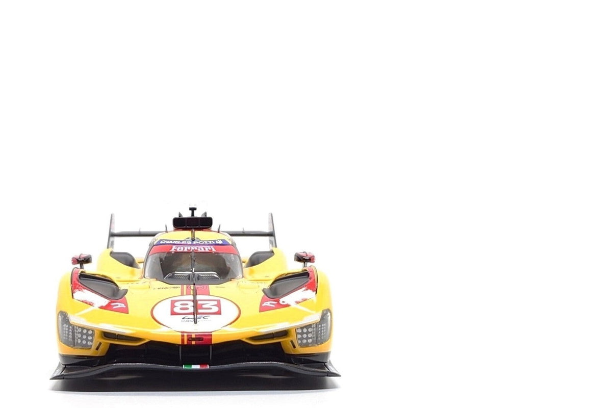 STM Diecast Bburago Ferrari 499P 3.0L Turbo V6 No 83 Team Ferrari AF Corse 4th WEC Qatar 2024 -...