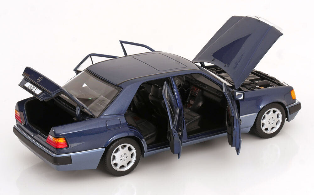 Norev 1990 Mercedes-Benz E Class 500E (W124) 2 Tone Blue 1:18