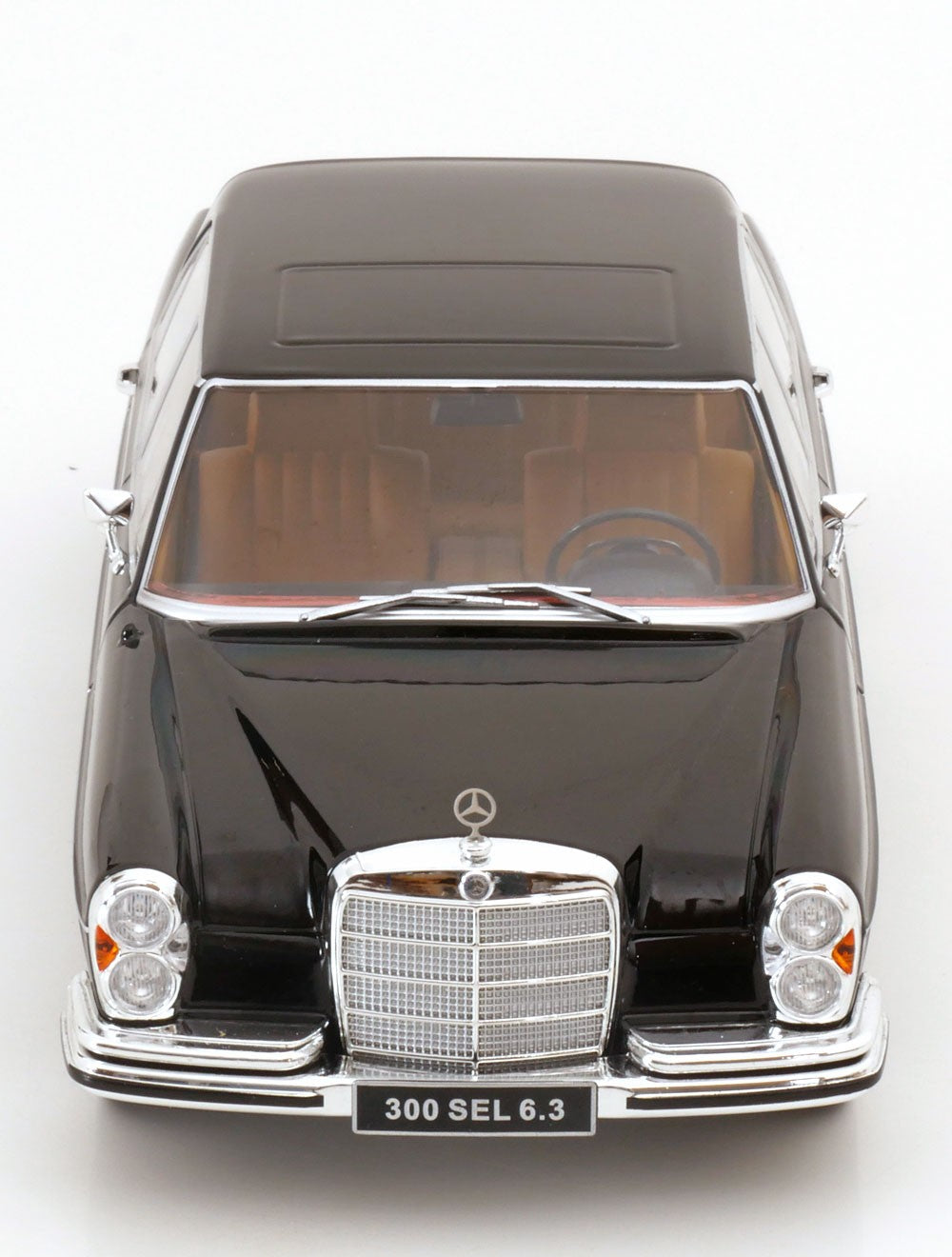STM Diecast KK Scale 1967-1972 Mercedes-Benz 300 SEL 6.3 (W109) Sedan Black 1:18 - View 3
