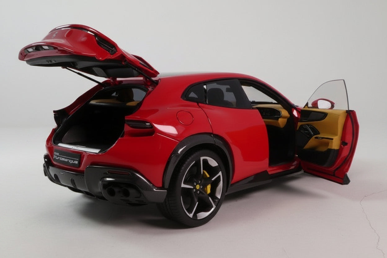 BBR 2022 Ferrari Purosangue w/ Panoramic Sunroof Rossa Corsa 1:18