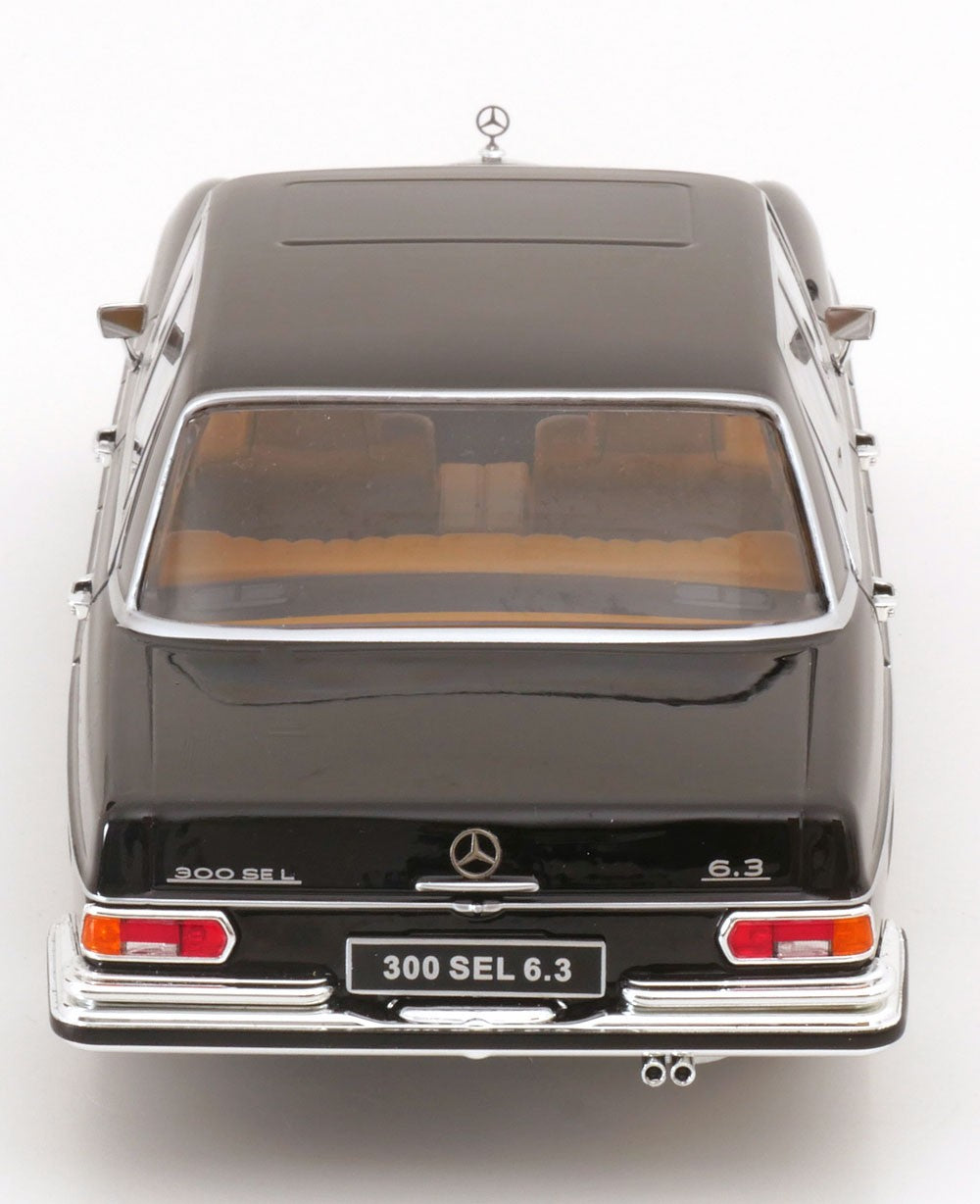 STM Diecast KK Scale 1967-1972 Mercedes-Benz 300 SEL 6.3 (W109) Sedan Black 1:18 - View 4