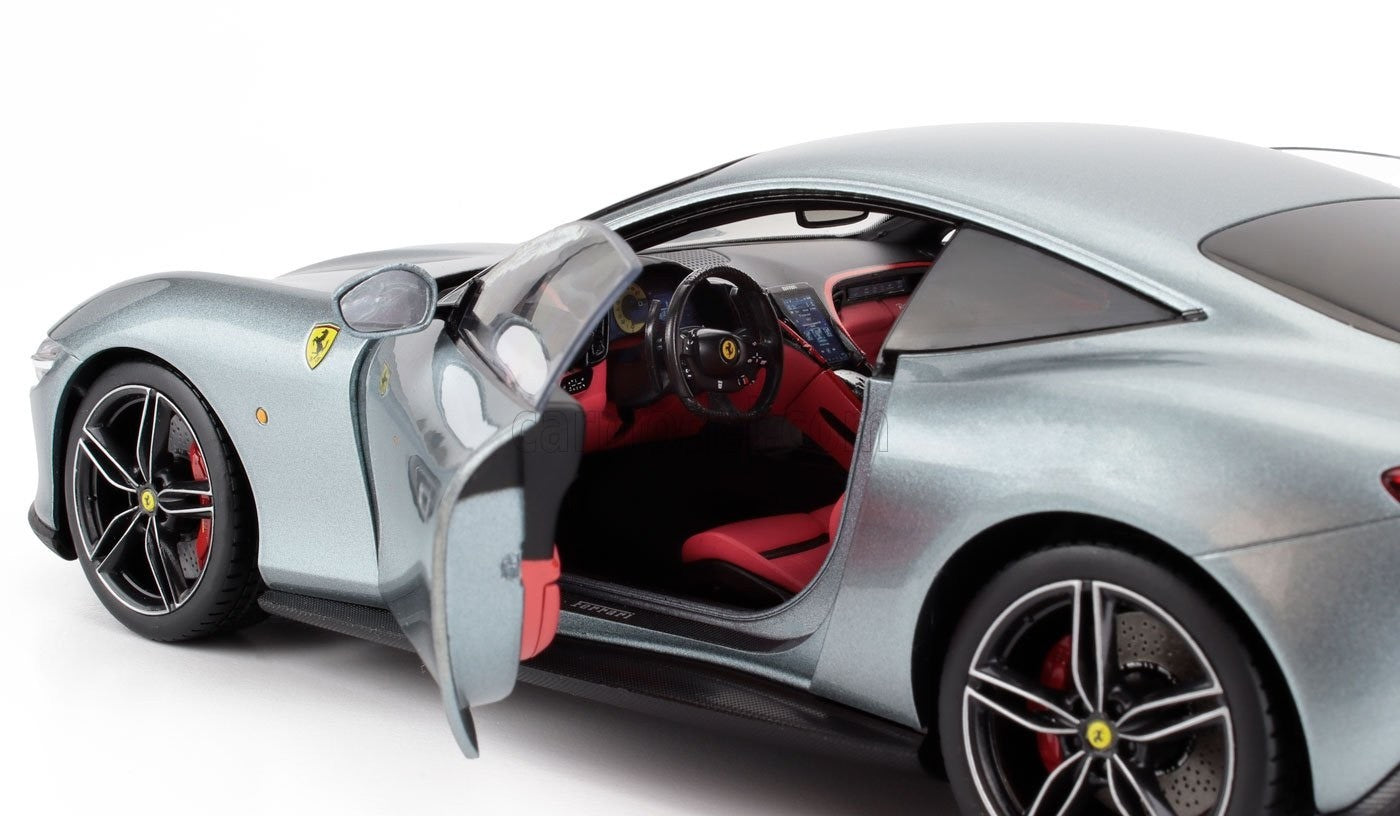 Polistil 2019 Ferrari Roma Grigio Titanio (Grey Metallic) High Fidelity 1:18