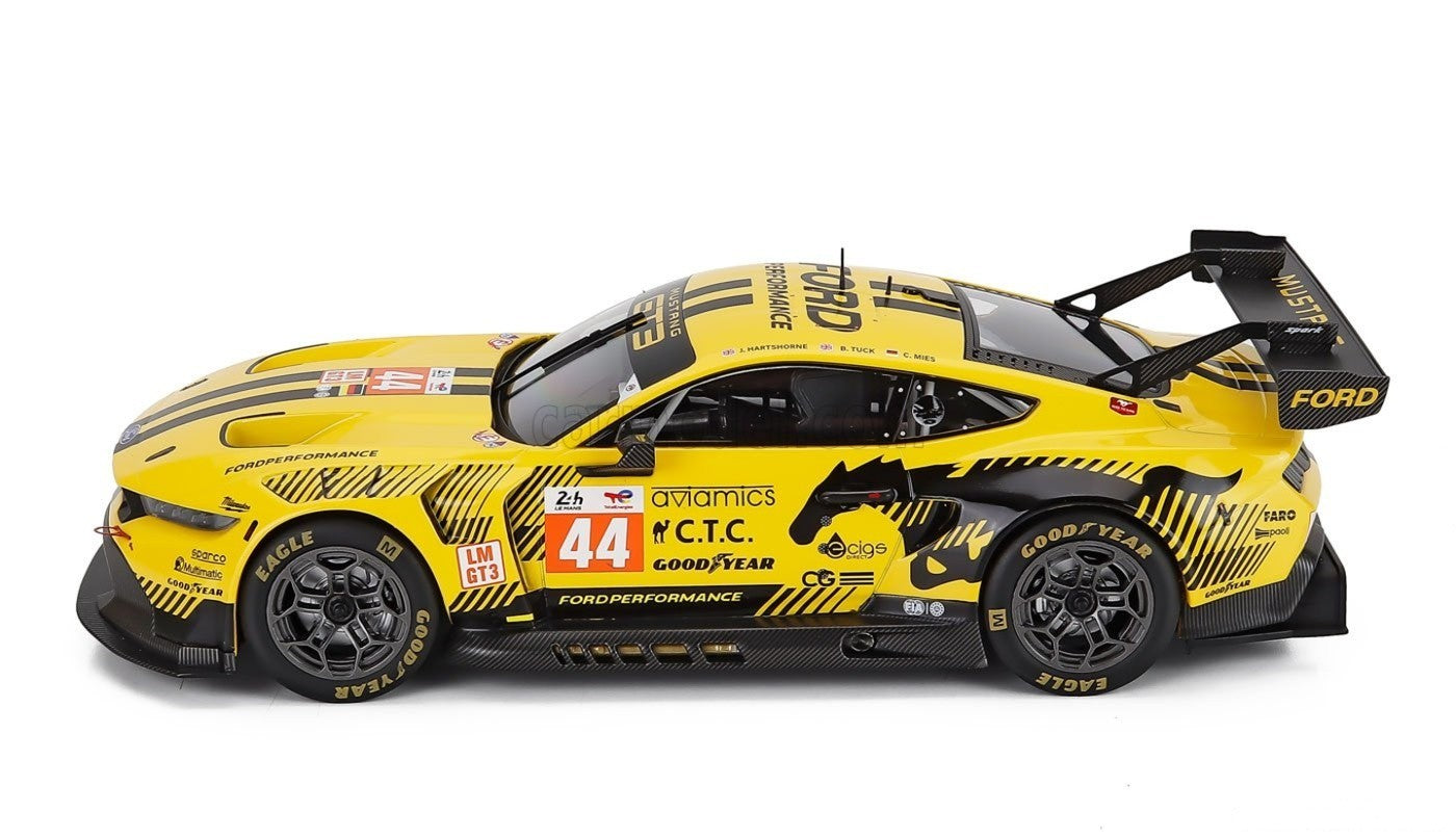 Ixo Ford Mustang GT3 Coyote #44 Team Proton Competition 24hr Le Mans 2024 1:18