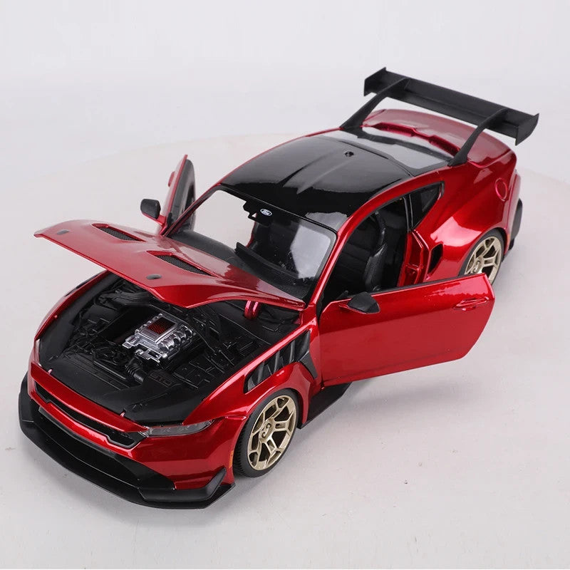 Maisto 2025 Ford USA Mustang GTD 5.2L V8 Coupe Chroma Flame Red 1:18