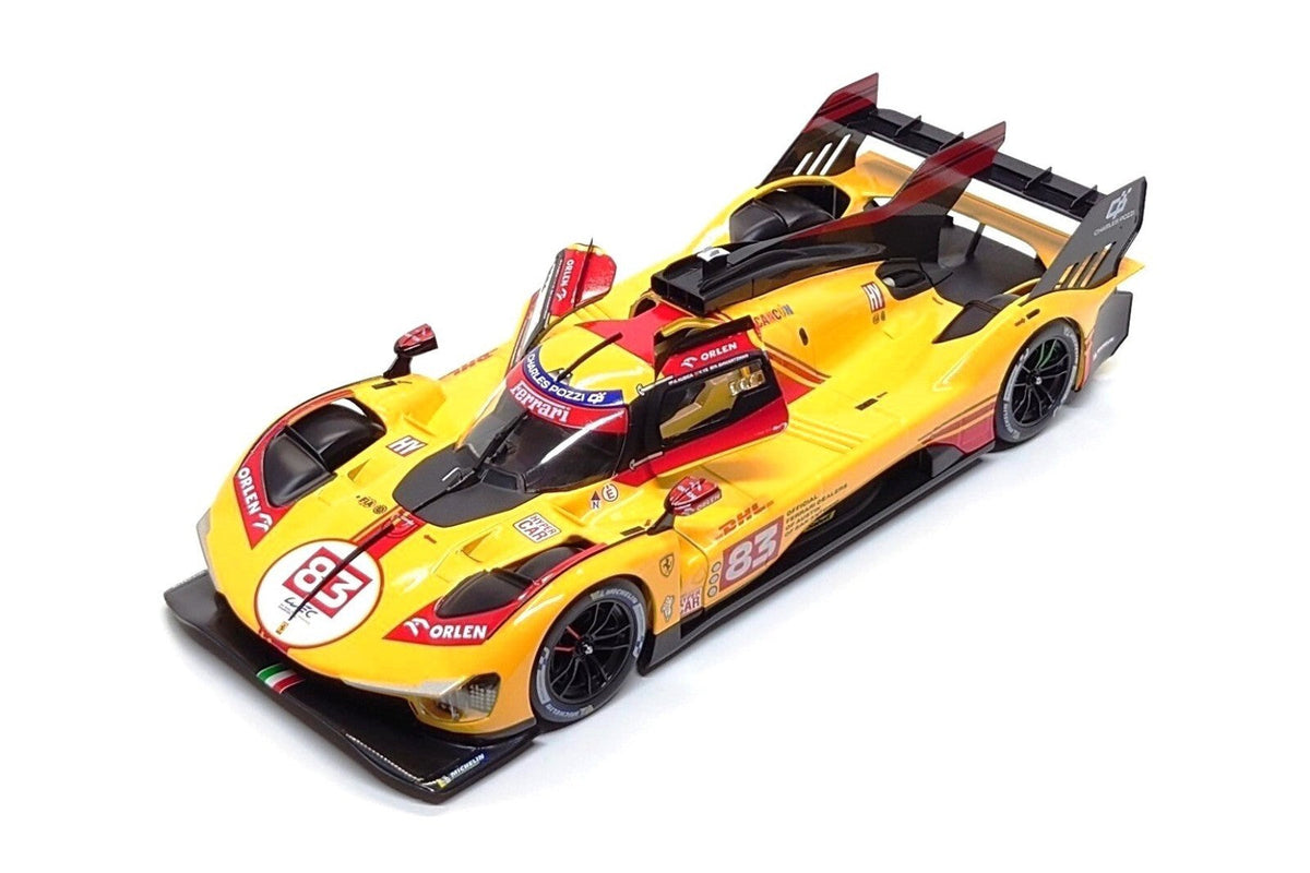 STM Diecast Bburago Ferrari 499P 3.0L Turbo V6 No 83 Team Ferrari AF Corse 4th WEC Qatar 2024 -...
