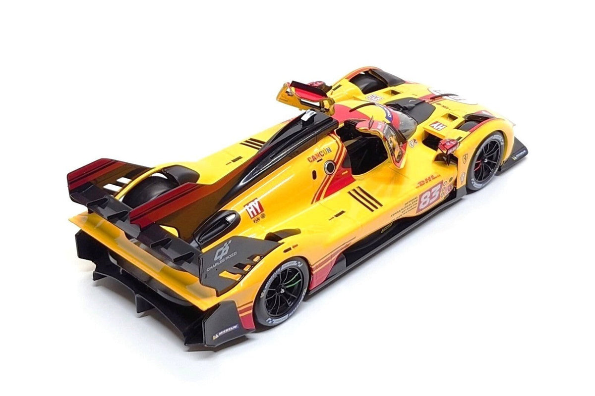 STM Diecast Bburago Ferrari 499P 3.0L Turbo V6 No 83 Team Ferrari AF Corse 4th WEC Qatar 2024 -...