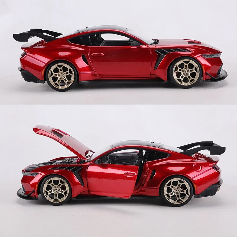 Maisto 2025 Ford USA Mustang GTD 5.2L V8 Coupe Chroma Flame Red 1:18