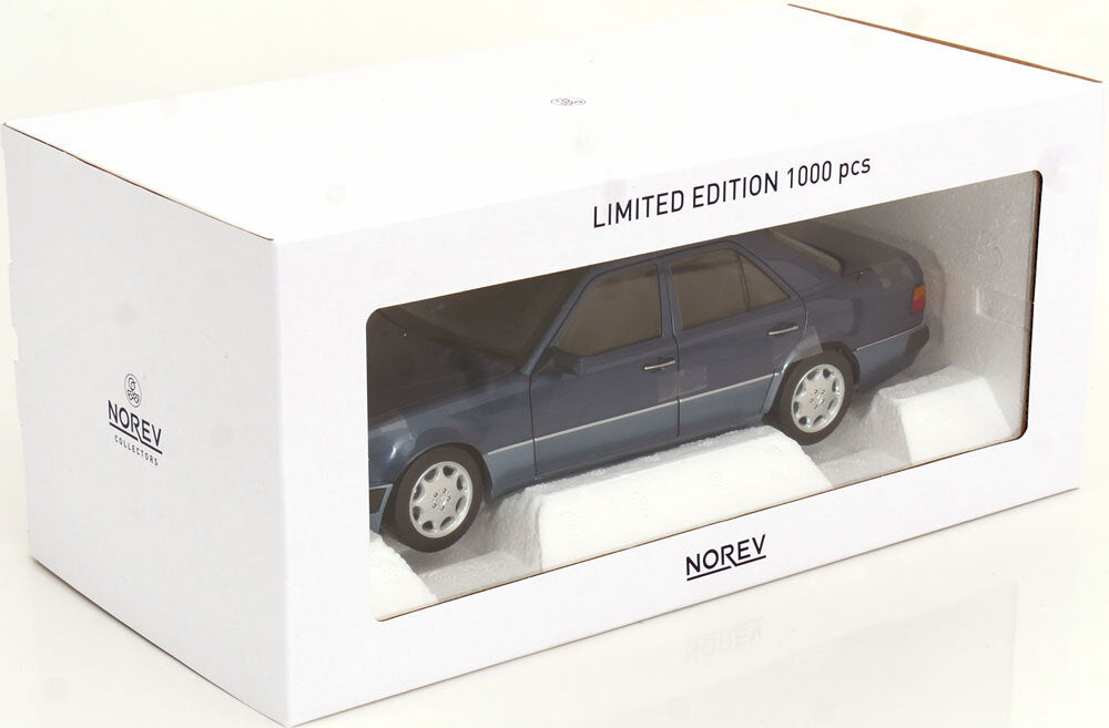 Norev 1990 Mercedes-Benz E Class 500E (W124) 2 Tone Blue 1:18