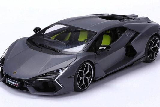 STM Diecast Maisto Lamborghini Revuelto Hybrid Volcano Matte Grey 1:18