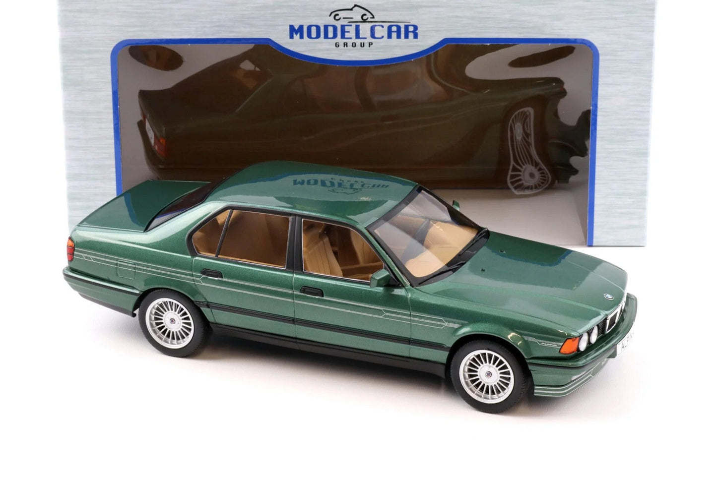 MCG 1992 BMW Alpina B11 3.5 V8 (E32) 7-Series Green Metallic 1:18