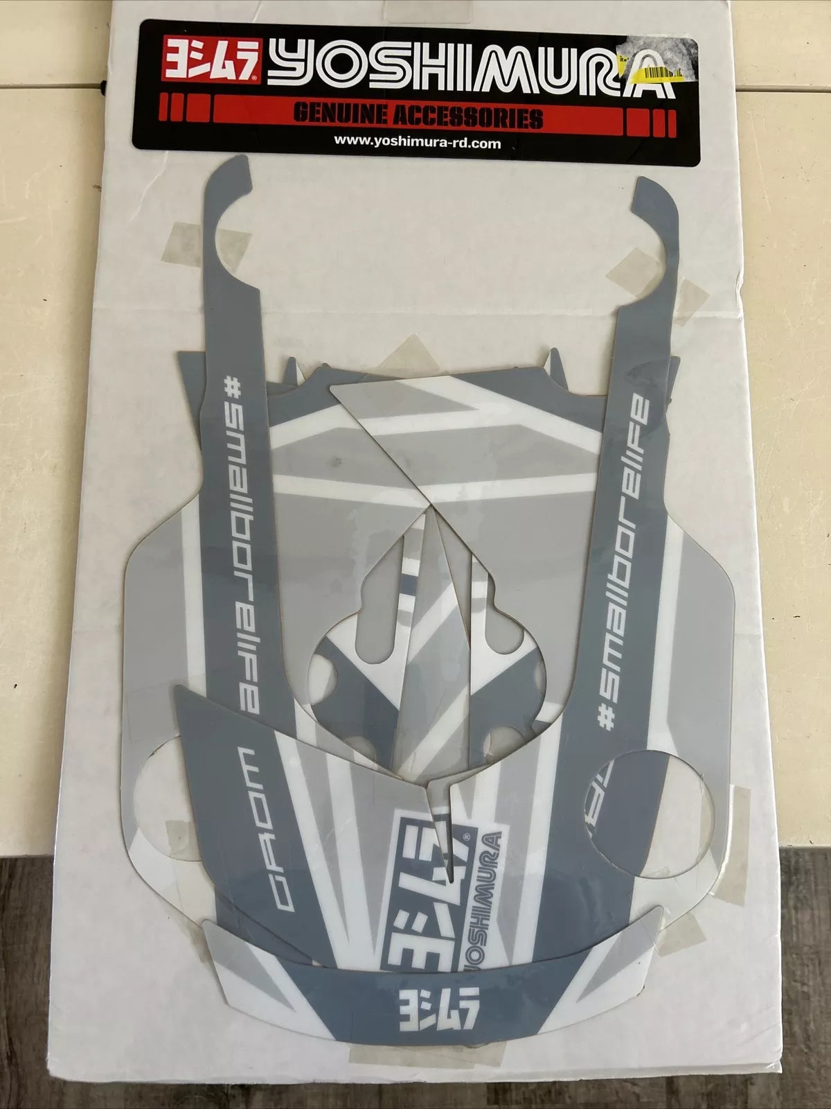 Yoshimura Graphics Kit Edge WHITE HONDA GROM 125 2022-2023 800WH121220