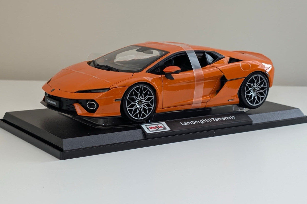 STM Diecast Maisto 2025 Lamborghini Temerario Orange Metallic 1:18