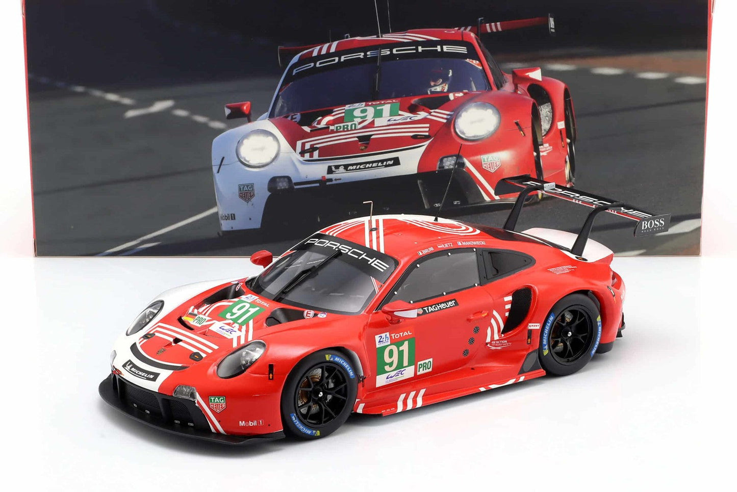 Ixo Porsche 911 991.2 GT3 RSR #91 24hr Le Mans 2020 917 Tribute Design 1:18