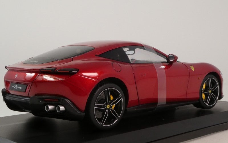 Polistil 2019 Ferrari Roma Rosso Magma (Red Metallic) High Fidelity WITH DISPLAY 1:18