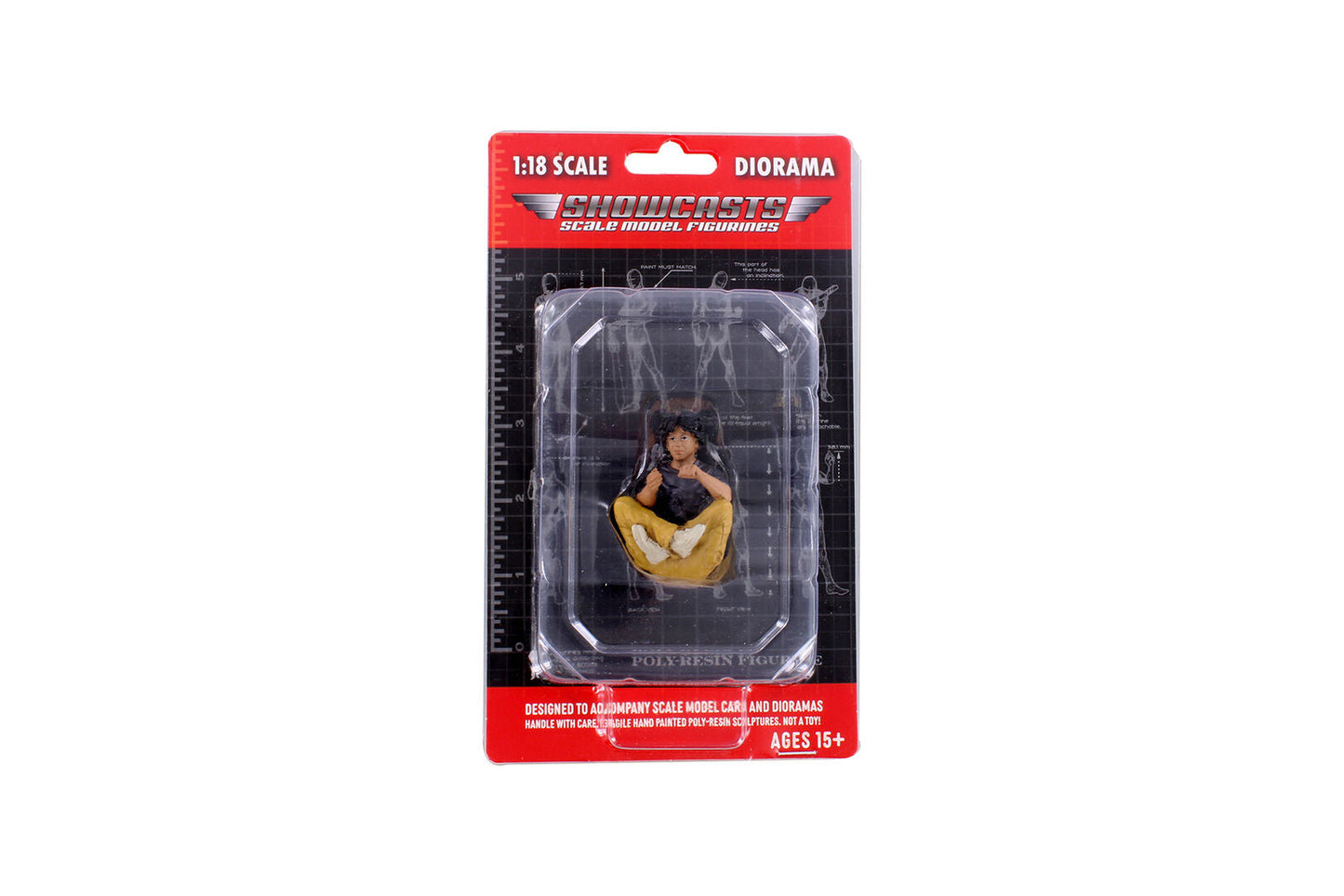 American Diorama - Figures - RWB Legend Akira Nakai-San Sitting Figure 1:18