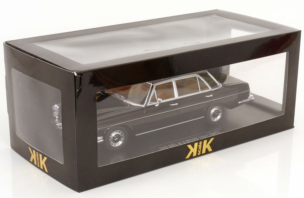 STM Diecast KK Scale 1967-1972 Mercedes-Benz 300 SEL 6.3 (W109) Sedan Black 1:18 - View 5