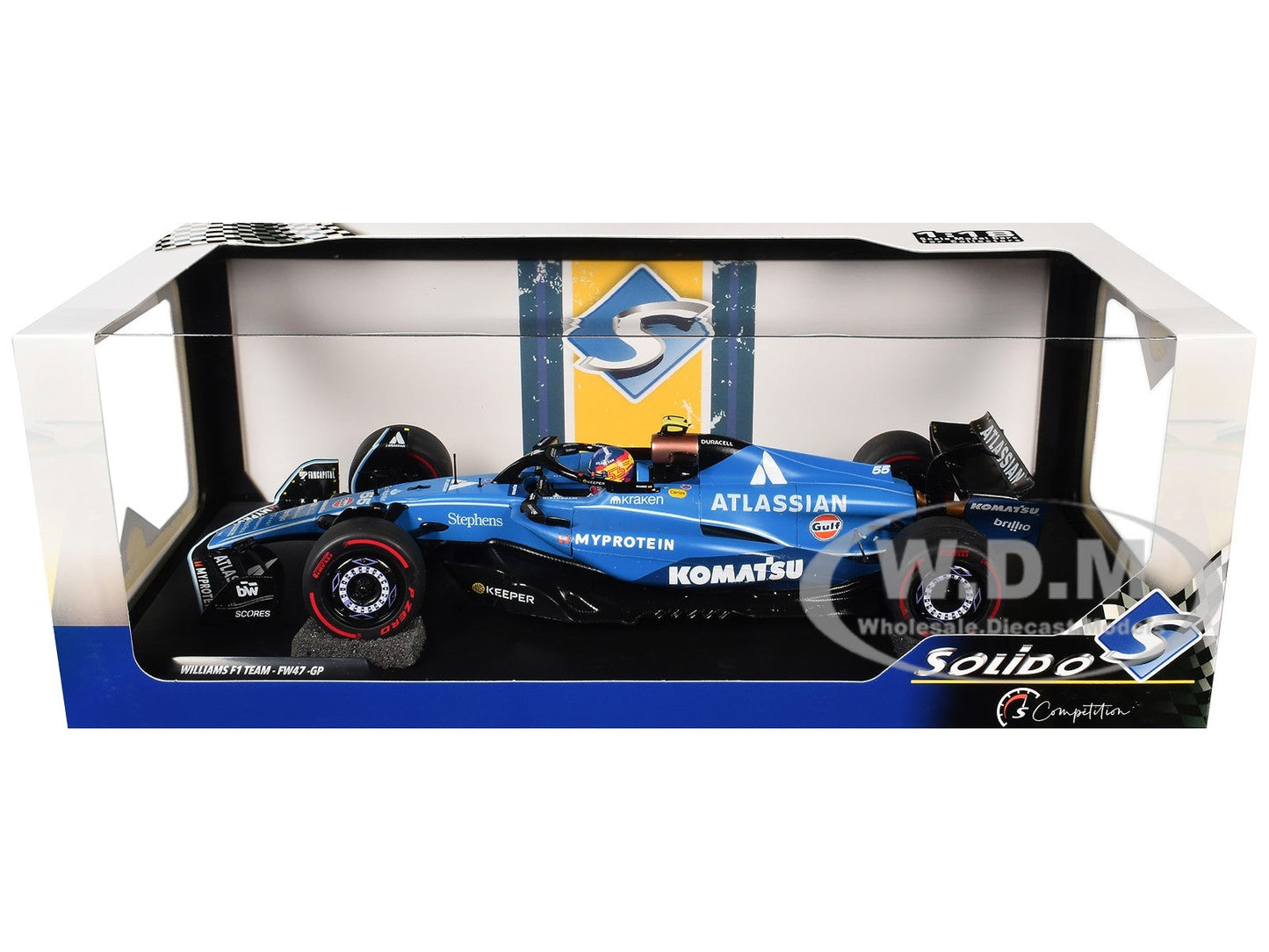 Solido Williams F1 Team FW47 Blue C. Sainz #55 Australia GP 2025 1:18