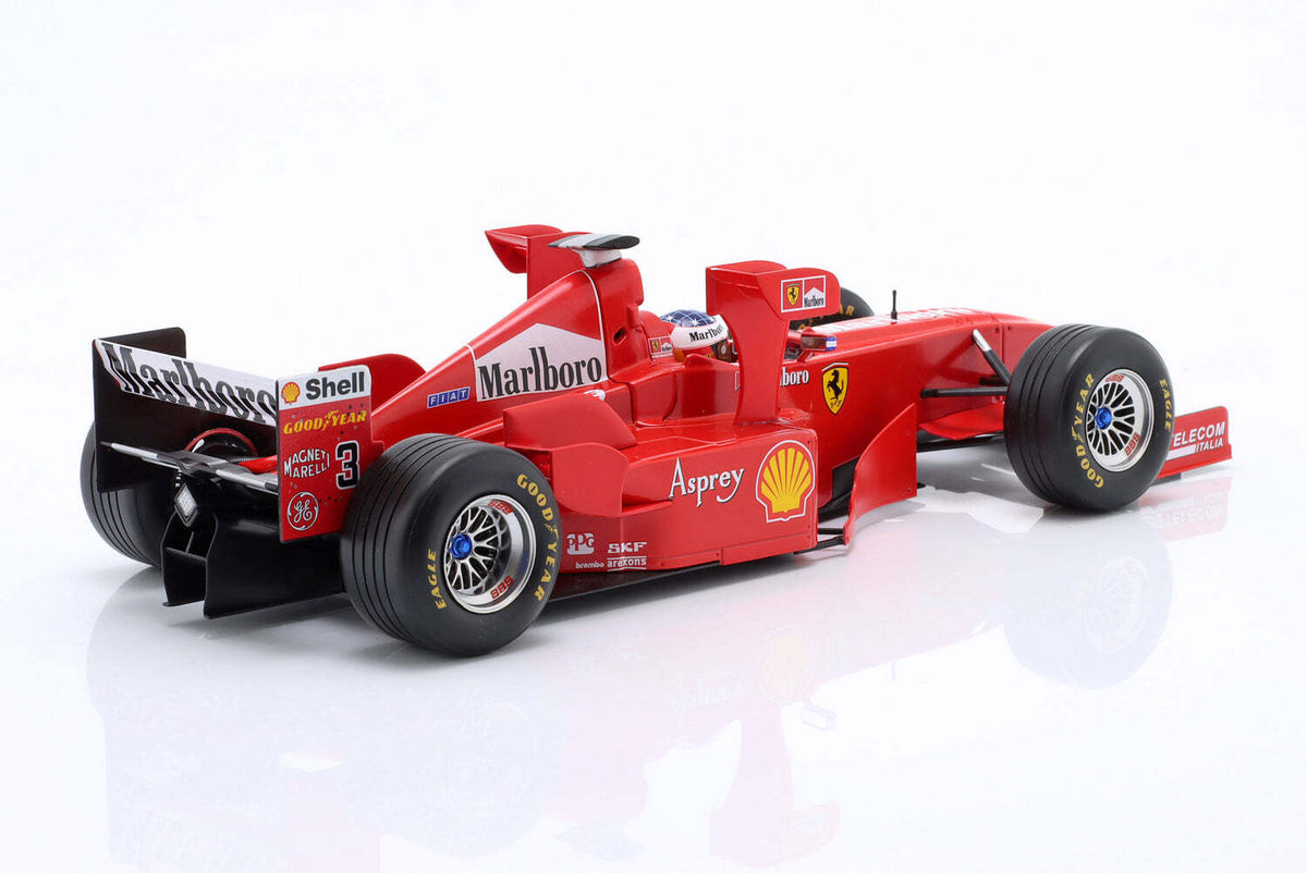 STM Diecast Werk83 Ferrari F1 F300 No 3 w/ Tower Wings 2nd Imola GP 1998 1:18 - View 2