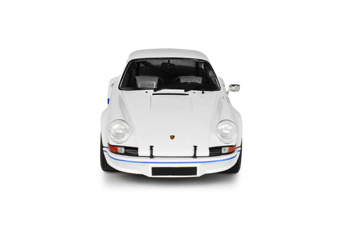Solido 1973 Porsche 911 Carrera RS 2.7 White w/ Blue Wheels and Deco 1:18