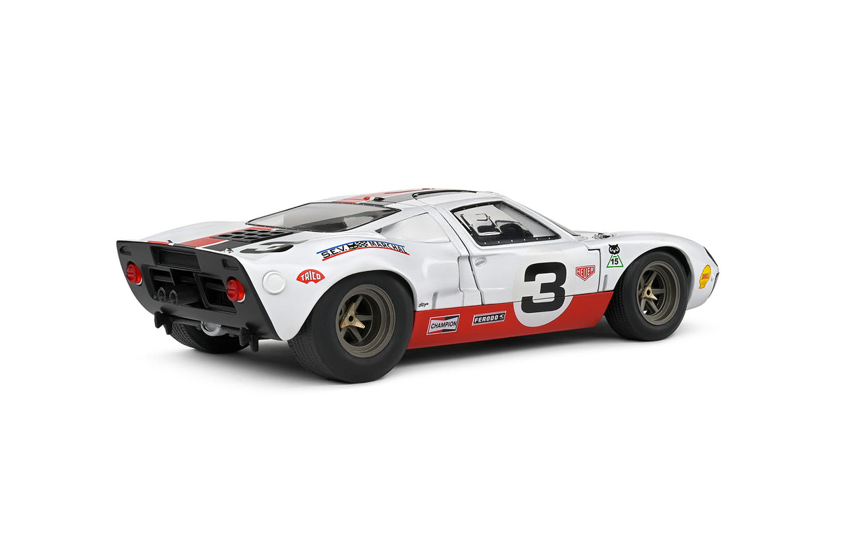 STM Diecast Solido 2015 Ford Gt40 Mk1 No 3 Eric Dean Design White 1:18 - View 4