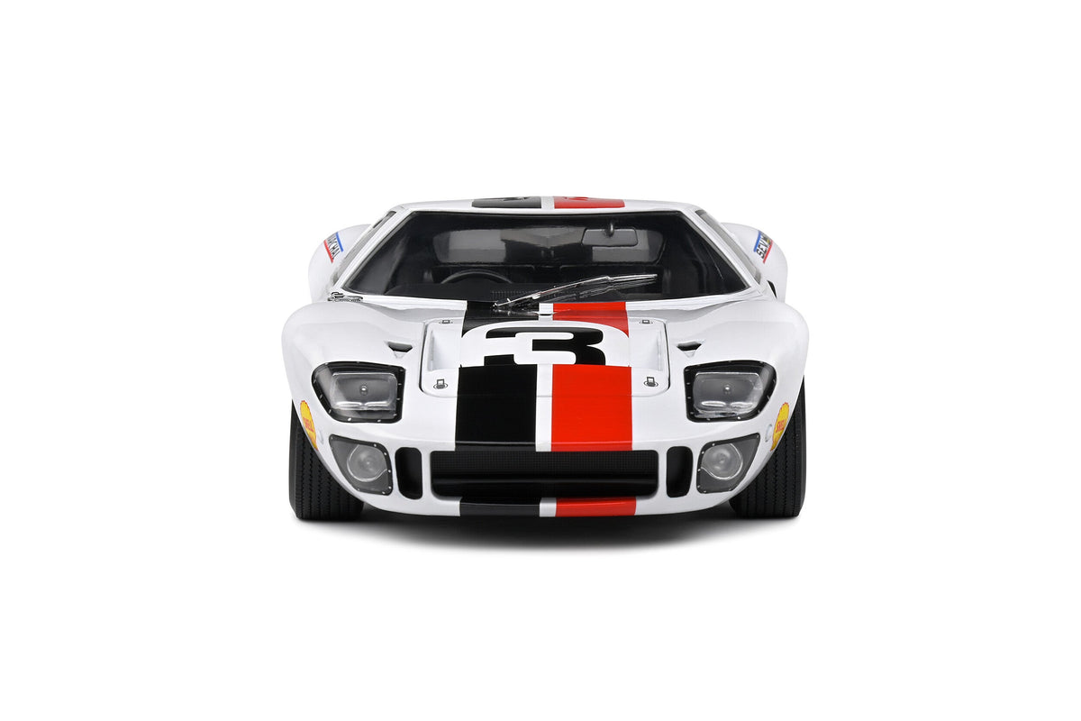 STM Diecast Solido 2015 Ford Gt40 Mk1 No 3 Eric Dean Design White 1:18 - View 6