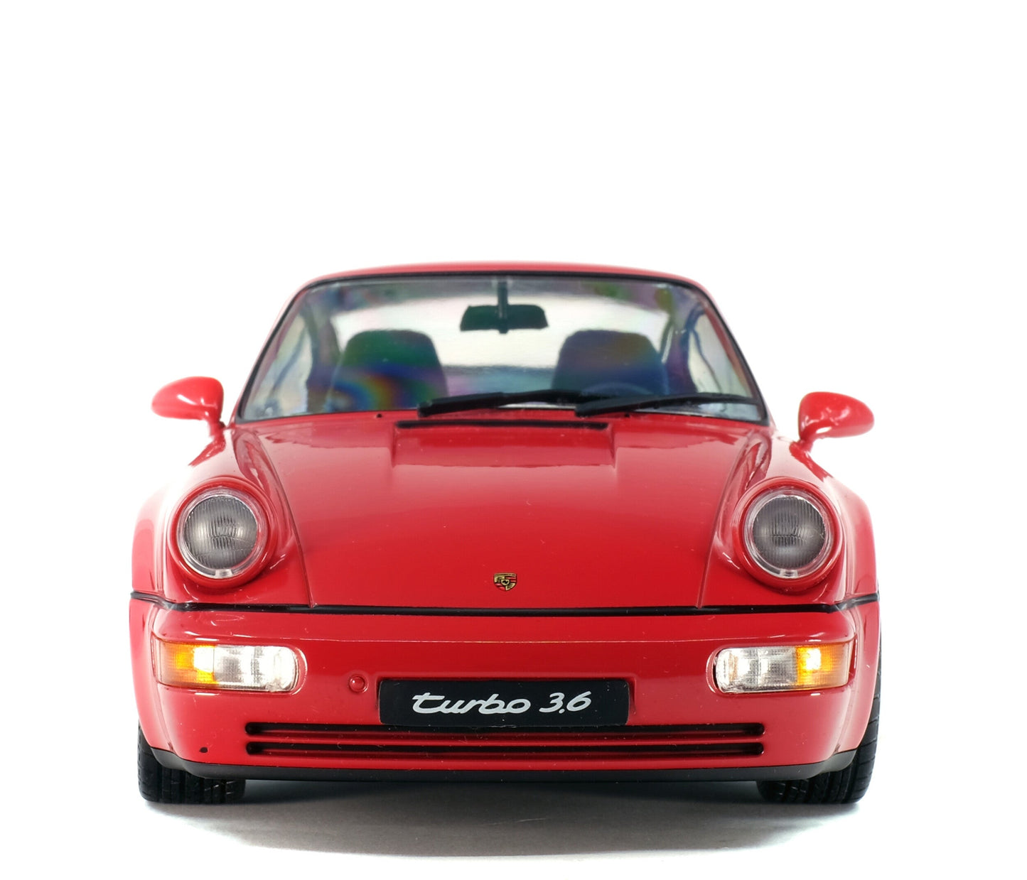 Solido 1990 Porsche 911 (964) Turbo 3.6 Indian Red 1:18