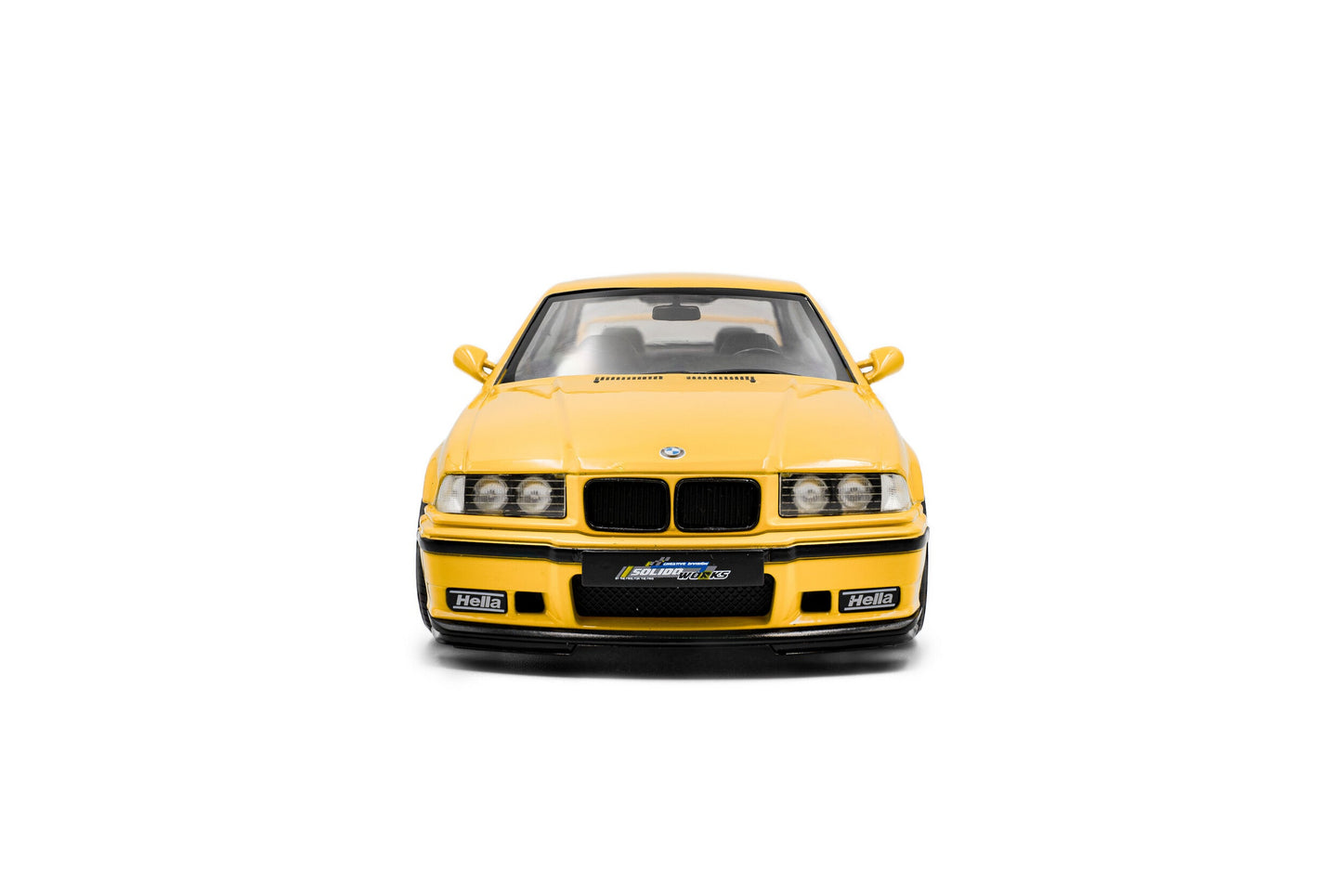 Solido 1991 BMW E36 M3 Coupe E36 Solido Works Dakar Yellow 1:18