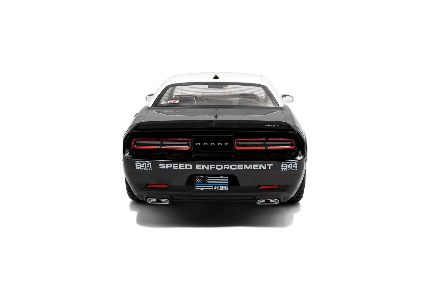 Solido 2023 Dodge Challenger SRT Hellcat Redeye Highway Patrol Black 1:18