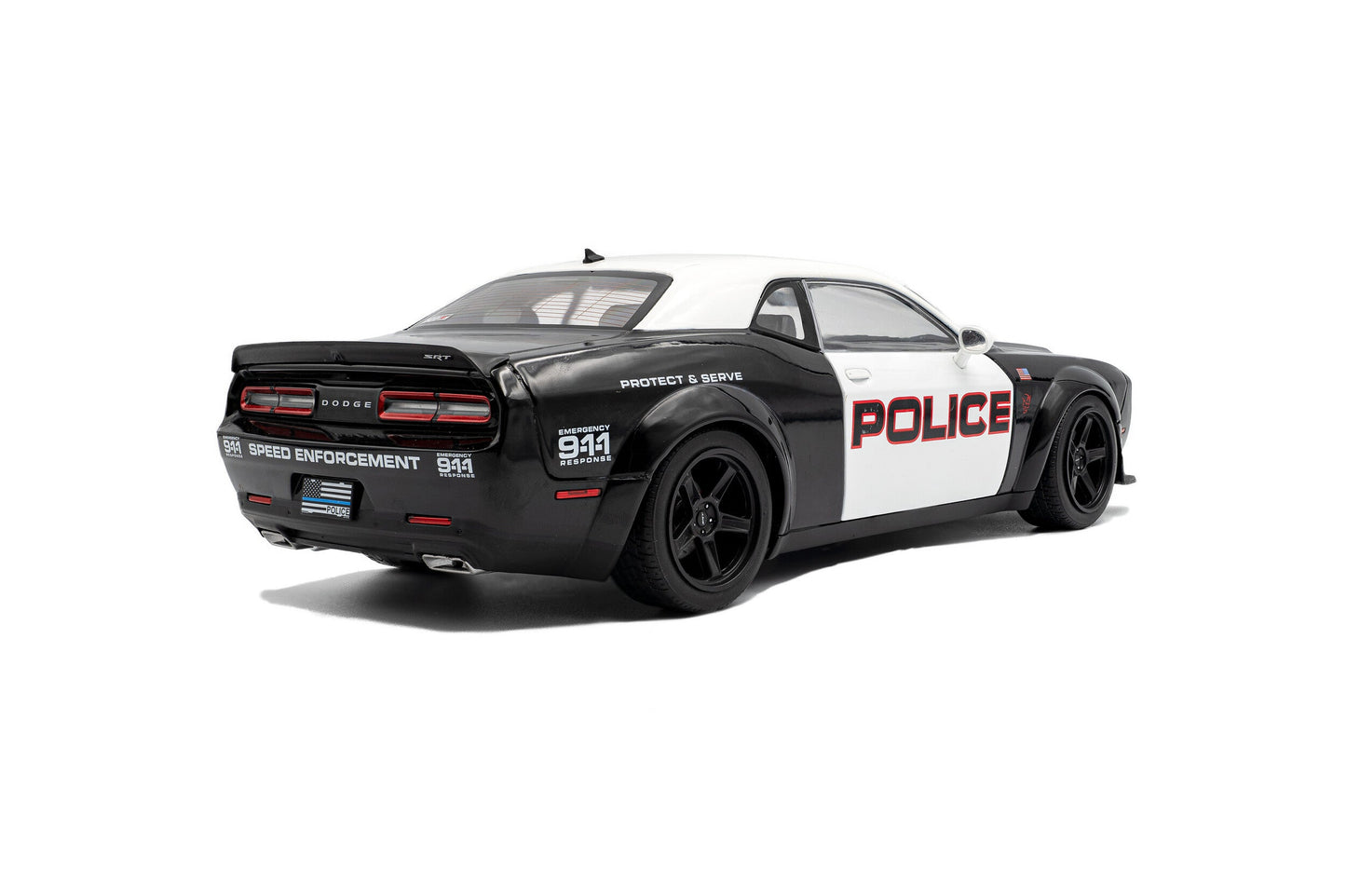 Solido 2023 Dodge Challenger SRT Hellcat Redeye Highway Patrol Black 1:18