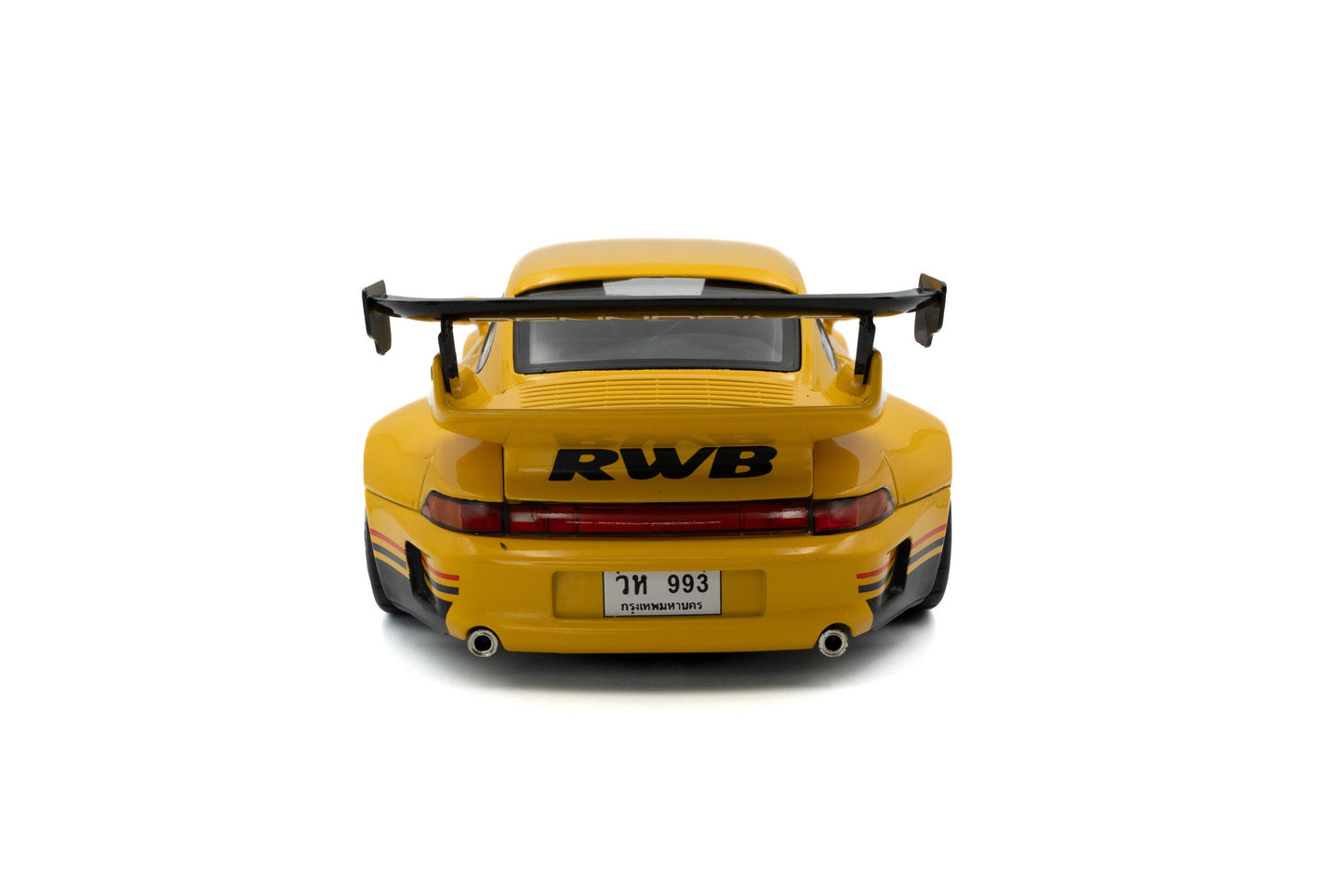 Solido 2020 Porsche 911 993 RWB Bodykit "Cindarella" Yellow 1:18