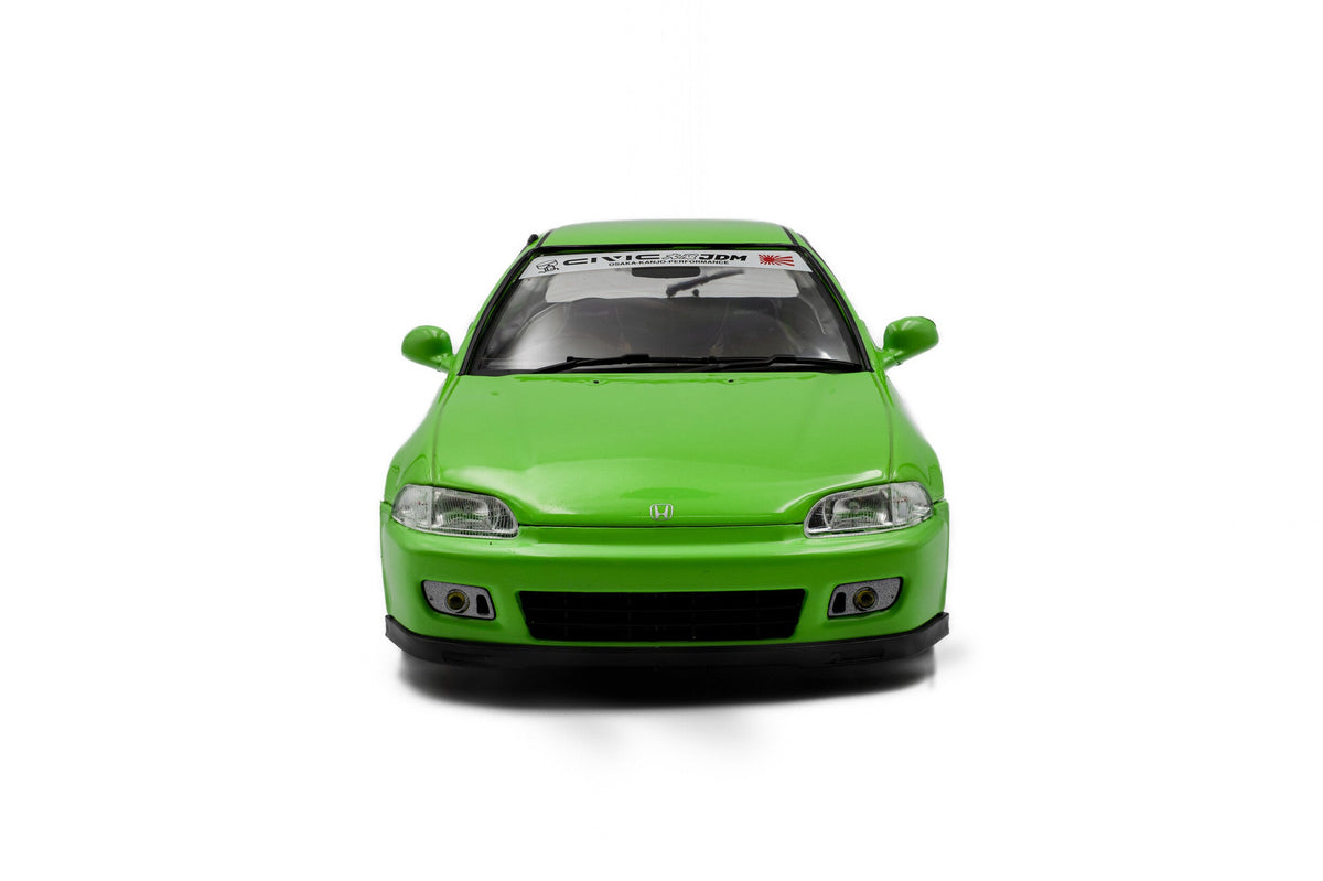 STM Diecast Solido 1991 Honda Civic EG6 Hatchback Solido Works Green 1:18 - View 6