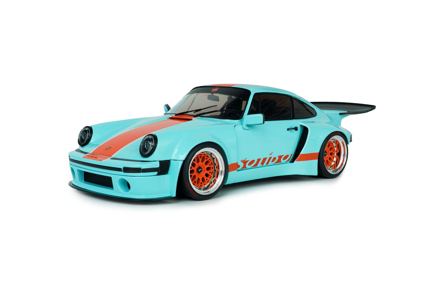 Solido 2026 Porsche 911 KS-R Blue & Orange Khyzyl Saleem 1:18
