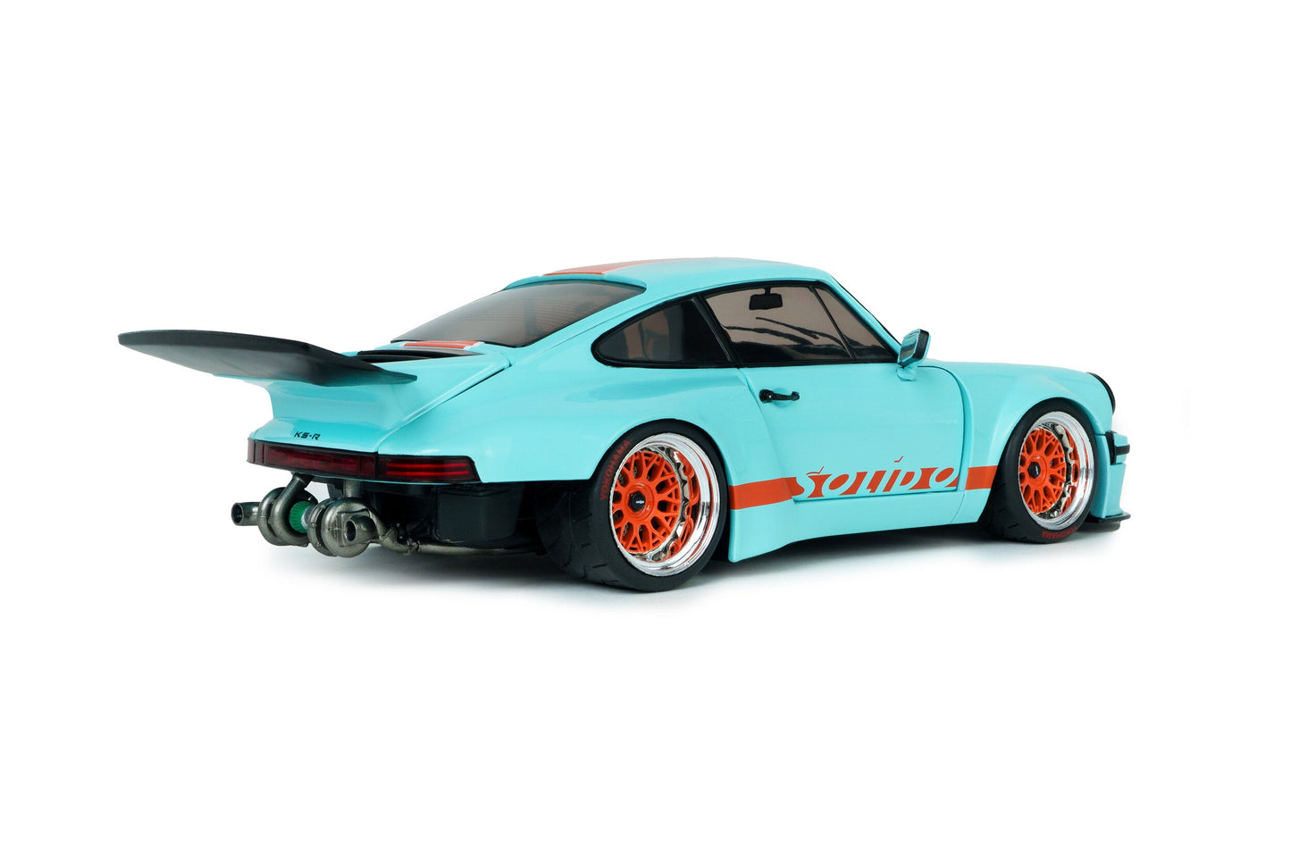 Solido 2026 Porsche 911 KS-R Blue & Orange Khyzyl Saleem 1:18