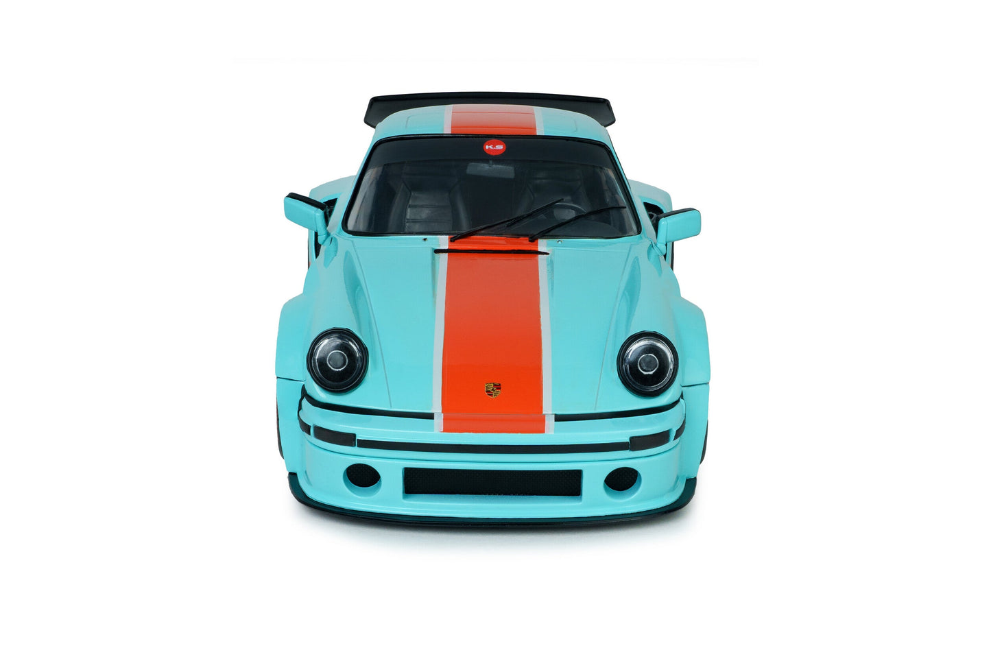 Solido 2026 Porsche 911 KS-R Blue & Orange Khyzyl Saleem 1:18