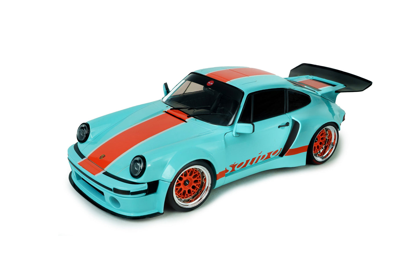 Solido 2026 Porsche 911 KS-R Blue & Orange Khyzyl Saleem 1:18