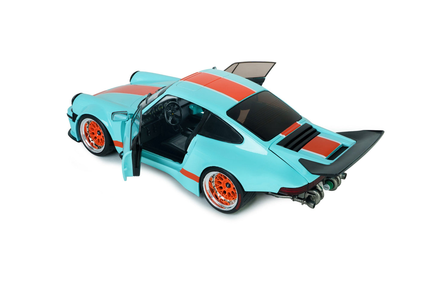 Solido 2026 Porsche 911 KS-R Blue & Orange Khyzyl Saleem 1:18