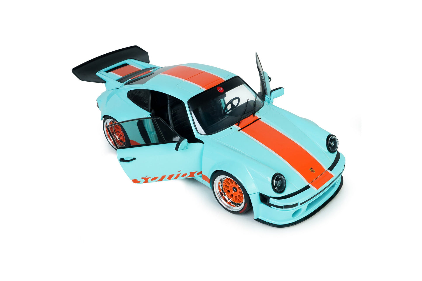 Solido 2026 Porsche 911 KS-R Blue & Orange Khyzyl Saleem 1:18