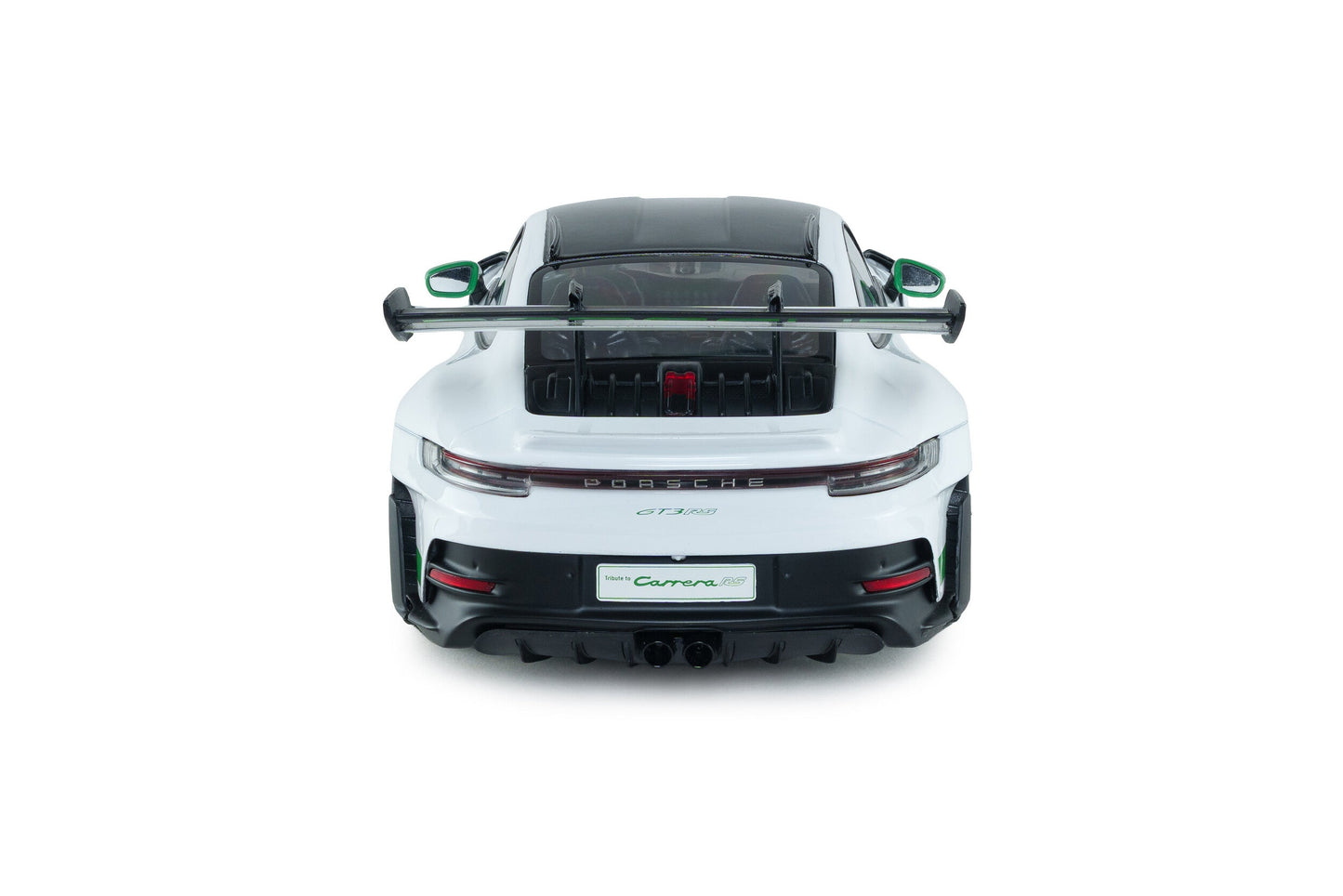 Solido 2024 Porsche 911 992 GT3 RS Weissach Pack White w/ Green Wheels 1:18