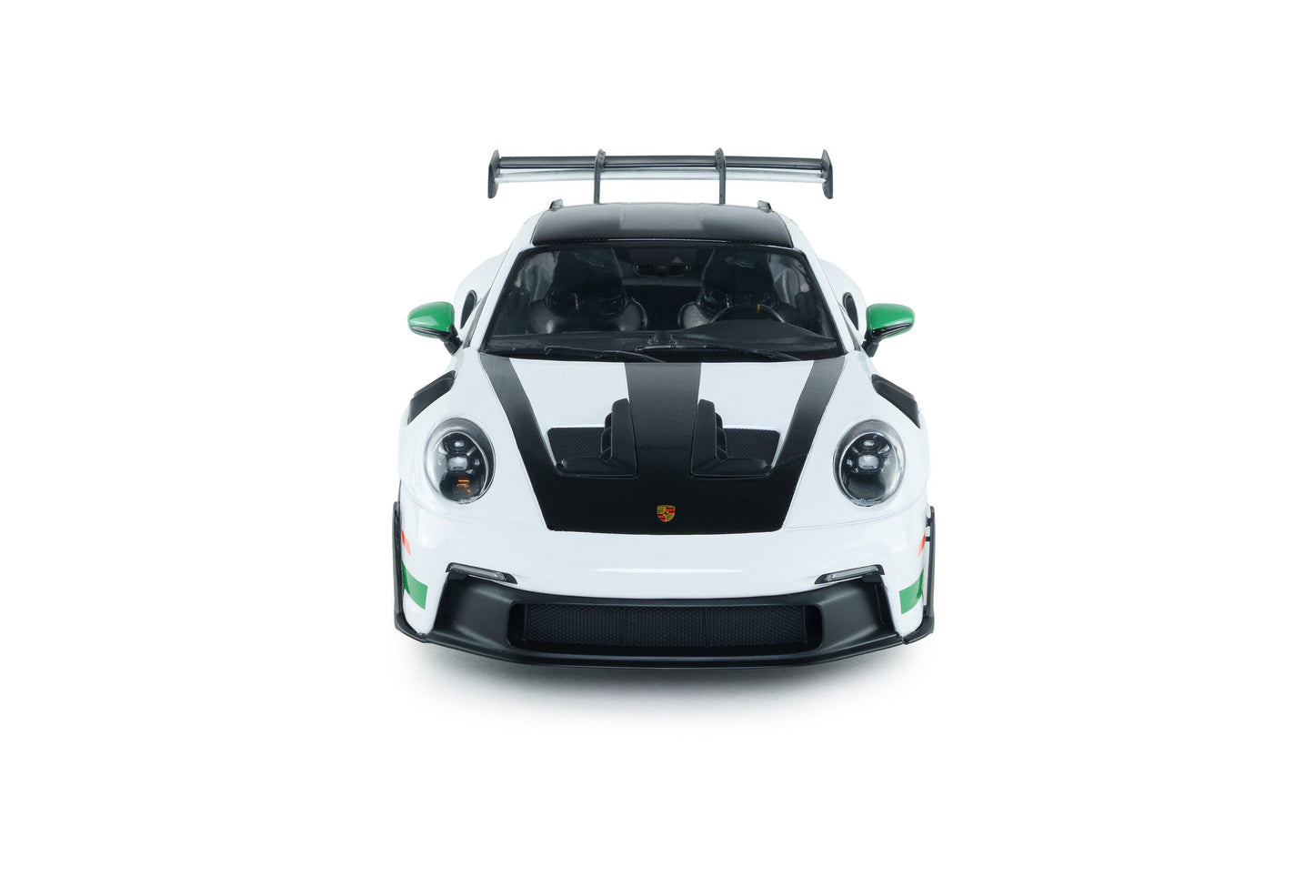 Solido 2024 Porsche 911 992 GT3 RS Weissach Pack White w/ Green Wheels 1:18
