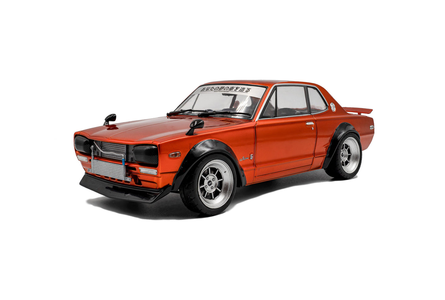 Solido 1970 Nissan Skyline (C10) Hakosuka Orange 1:18