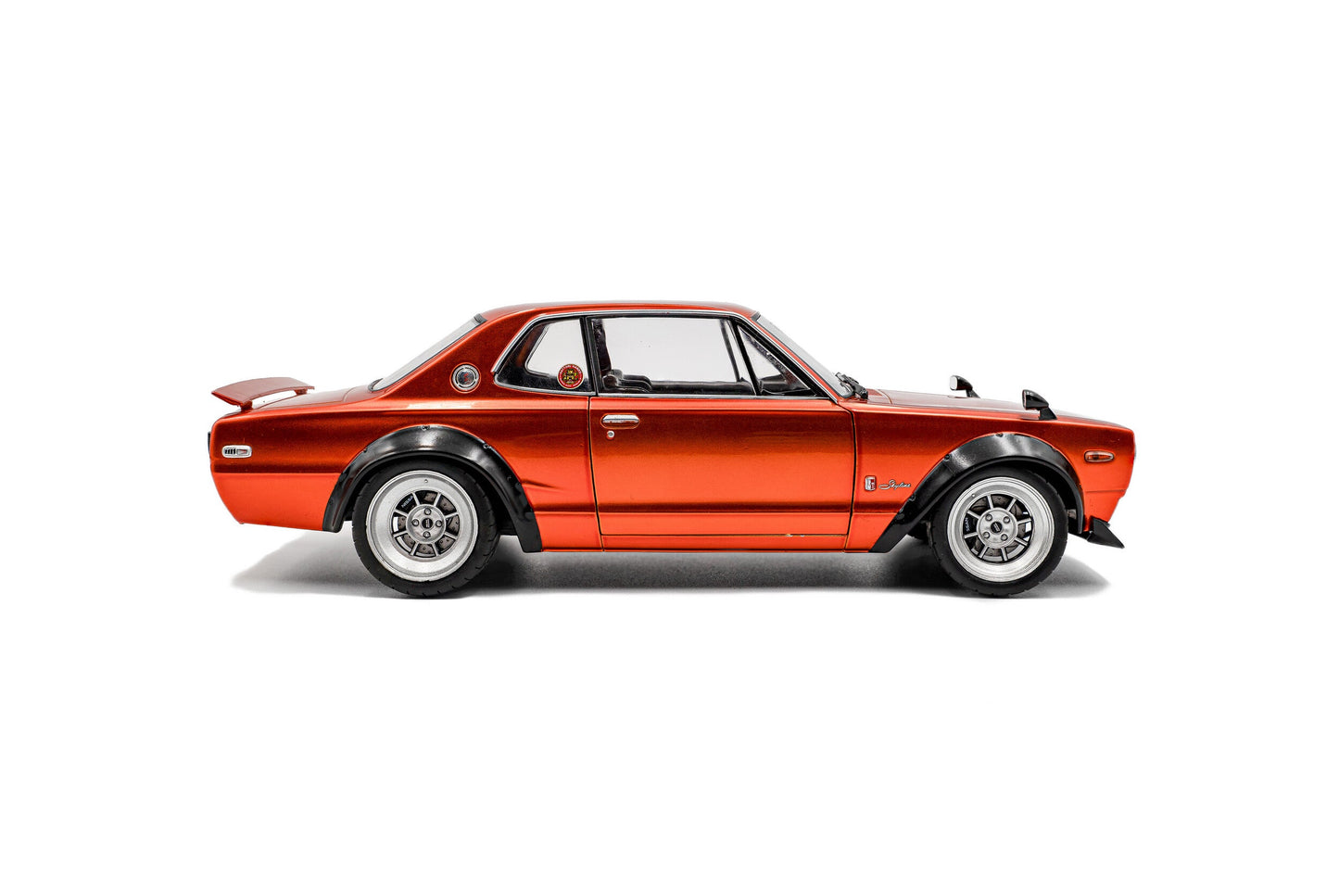 Solido 1970 Nissan Skyline (C10) Hakosuka Orange 1:18