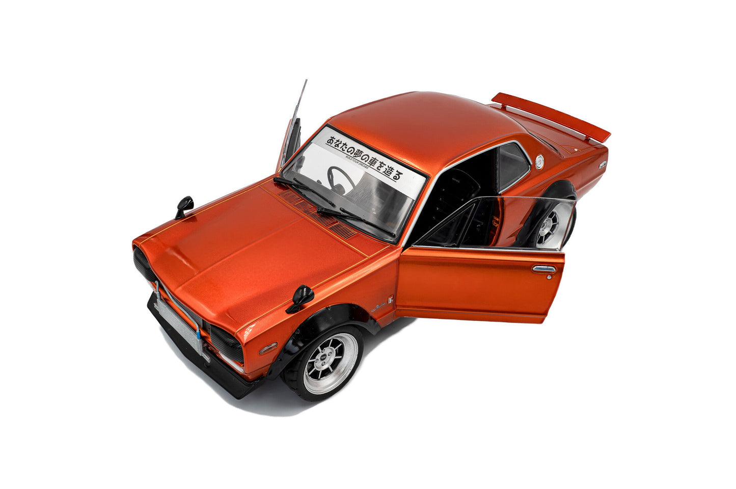 Solido 1970 Nissan Skyline (C10) Hakosuka Orange 1:18
